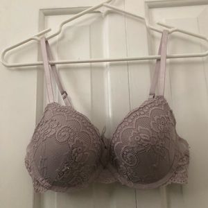 Light Purple Floral lace bra
